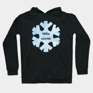 Hello Winter Snowflake Hoodie